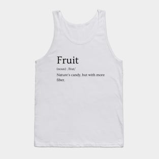 Fruit Funny Definition Tank Top